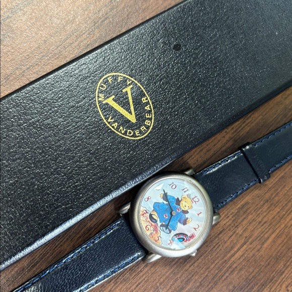 The Muffy Vanderbear Collection Bundle Set of 2 Watches Leather Band WORKING